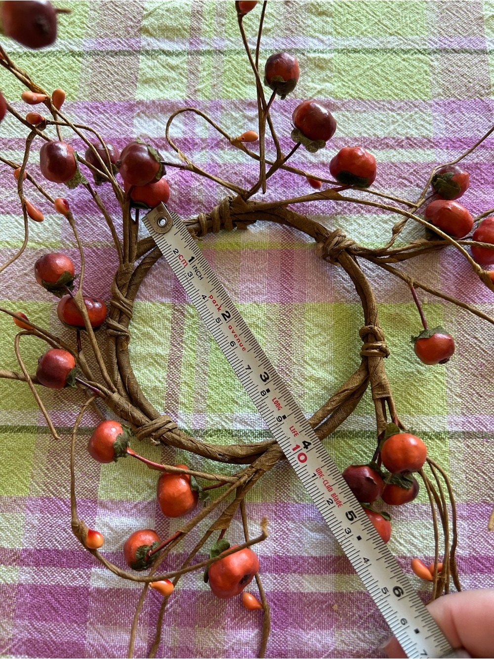 Rustic Orange Pumpkin Candle Wreaths and candle pins